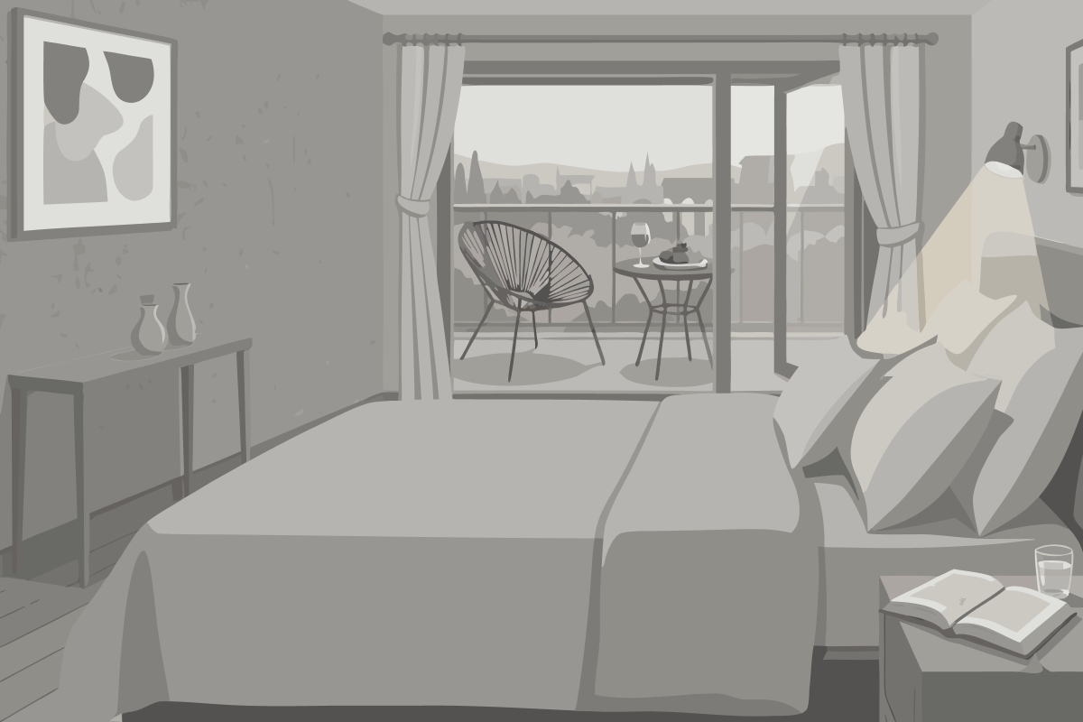 Chambre Lit Queen-Size